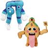 AUNGCSHE Italian Brainrot Personaggi, Steal a Brainrot Peluche, Cappuccino Assassino Peluche, Pupazzo Tung Tung Tung Sahur, Adatto a Bambini e Adulti, da Collezione (67+Giallo)
