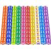 KIKVTER Set di 100 pezzi di dadi, dadi 6 facce, dadi da gioco, Dadi Colorati 12mm, giochi da tavolo, dadi da gioco per giochi di carte da tavolo, dadi colorati per giochi da tavolo per bambini e adulti