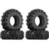 INJORA Pneumatici 1.0 - 52 * 19mm Pneumatici S5 Mud Paw per 1/24 RC Crawler Axial SCX24 FMS FCX24 Enduro24 (T1022)