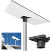 Justech Adattatore per Tubi Starlink Gen 3 a 360° Regolabile + 20° Inclinazione Supporto a Parete/Tetto Compatibile con Starlink V3 in Lega di Alluminio Compatibile con Diametro 20-38 mm