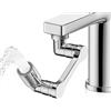 TSJLIKI Rompigetto rubinetto cucina, prolunga rubinetto cucina girevole a 2 modalità regolabili bidet girevole, per aeratore e rompigetto bagno