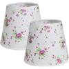 Sinta 2 Pezzi 5.9/15cm inch E14/E27 Paralumi per Lampade Floreale Piccolo Paralumi Lampadari Lampadario e Lampada a Muro,Blu