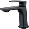BELZ Rubinetto Lavandino Bagno Monocomando, Miscelatore Moderno per Lavabo, Rubinetto da Bagno Elegante, Facile Installazione (nero opaco)