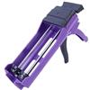Y-Nut Pistola per silicone doppia, pistola per sigillatura a cartuccia per componenti doppi (rapporto di miscelazione 1:1) fino a 450 ml, pistola applicatore manuale per adesivi, sigillanti, epossidica
