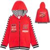 Disney Cars Felpa con cappuccio per ragazzi Saetta McQueen Full Zip Hoody Kids Jumper Felpa