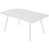 Fermob - Tavolo rettangolare Luxembourg - Bianco - Alluminio laccato - Designer Frédéric Sofia