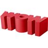 Slide - Panchina Banc - Rosso - Polietilene - Designer Kazuko Okamoto