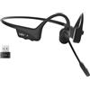 SHOKZ Cuffia con microfono SHOKZ C120-AC-BK cuffia e auricolare Wireless A clip Ufficio USB tipo-C Bluetooth Nero [C120-AC-BK-EU-000]