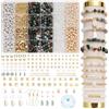Leuyuee Perline Per Braccialetti Kit Fai Da Te Kit per la creazione di gioielli pietre preziose naturali per Gioielli Braccialetti Collane Orecchini