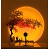 GY Lampada Tramonto, Lampada Tramonto, Proiettore Luce Rosso Tramonto, Luce LED di Proiezione Tramonto, Aura Tramonto, Lampada Selfie, per la decorazione dello sfondo della stanza dei tuoi media