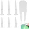 ZELHYEUU 6 PCS Kit di Ricambio per Spina a Sfera per Esercizi, Yoga Palla Tappo dell'Aria, Tappo Aria della Palla Esercizio, con 1 Pezzi Dispositivi di Rrimozione
