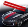 TOMALL 50,8x 9,5 Adesivo a strisce per cofano auto Auto da corsa Adesivo per carrozzeria a strisce laterali Gonna per tetto Adesivo per paraurti Vinile per decorazioni modificate per auto (Rosso)