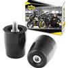 Area1 Set Pesi Manubrio/Ammortizzatori Vibrazioni - Compatibile con Versys, Ninja, Z125, Z400, Z500, Z650, Z800, Z1000, ER-6N, ER-6F, ER-5, ZX-4RR, ZX-6R, ZX-7RR, ZX-9R, ZX-10R, ZX-12R, KLX, KX, KDX