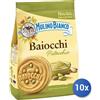 Mulino bianco 10x Multipack Mulino Bianco Biscotti Baiocchi Gr 240 Pistacchi