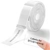 NIIMBOT Carta termica per etichette NIIMBOT D11 14 × 30mm Adesivi impermeabili resistenti agli strappi sostituzione per D11 Label Print Office & Home 210 etichette/rotolo (trasparente)