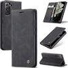 Rerzoiro Cover per Samsung Galaxy S22 5G Custodia Portafoglio Antiurtoo Premium Pelle PU Wallet Case Flip Libro con Porta Carte Slot Supporto Flip Case per Samsung Galaxy S22, Nero