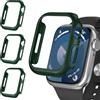 iVoler 3 Pezzi Cover Rigida PC per Apple Watch Series 9 8 7 41mm (Senza Pellicola Protettiva), Ultra Sottile Custodia Antiurto e Anti-Graffio Bumper Case, Verde