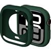 Miimall Custodia per Apple Watch Serie 10 42mm, Custodia Protettiva in TPU, Custodia Sottile Antiurto senza Pellicola Protettiva, Cover con Cornice Morbida per Apple Watch 42mm Serie 10, Verde scuro
