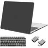 MOSISO Custodia Compatibile con MacBook Air 13 Cover M1 Chip 2021 2020 2019 2018 A2337 A2179 A1932 Retina Touch ID, Case per MacBook Air M1 Cover 13,3'' Pollici&Copritastiera&Tipo C, Spazio Grigio