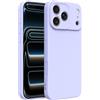 Captor Cover iPhone 17 Pro Max Custodia Colorata in Silicone Liquido, Antiurto, Flessibile, Bordo Rialzato per Schermo e Fotocamera Con Microfibra Interna per iPhone 17 Pro Max Cover (Lavanda Blu)