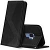 ZONNAVI Cover per Samsung Galaxy S9, Flip Custodia Pelle PU con [Slot Cart] [Supporto Stand] [Magnetica], Cover a Libro Portafoglio per Samsung Galaxy S9 (Nero)