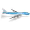 Herpa modellino aereo KLM Cargo Boeing 747-400ERF, miniatura in scala 1:500, pezzo da collezione, modello di aereo senza base, metallo