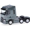 Herpa camion in miniatura Renault T Facelift trattore 3 assi (6x2), miniatura in scala 1:87, pezzo da collezione, Made in Germany, plastica, grigio