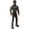 Rubie's Rubies Costume Ufficiale Avengers Black Panther, per Bambini, Taglia S, età 3-4 Anni, Altezza 117 cm, Halloween