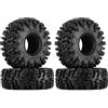 INJORA 1.0 Pneumatici - S5 Swamp Claw Mud Terrain Pneumatici per TRX4M AX24 SCX24 FCX24 1/18 1/24 RC Crawler Auto, 64 * 24mm,T1019