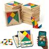 KUKURULLO Tangram Legno Bambini Pack 25 - Giochi Educativi per Bambino, Regalini Fine Festa