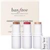 bayfree 3 PCS Makeup Cream Contour Stick Set, Illuminante Viso & Blush & Bronzer Stick, Effetto Naturale Opaco o Lucido, Lunga Durata, Multiuso per Ogni Tipo di Pelle