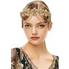 BABEYOND Gatsby 1920s - Fascia per capelli in stile anni '20, con strass, accessorio Charleston