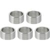 PATIKIL Distanziali in Acciaio Inossidabile M10, 5pz Distanziali Metallici in Acciaio Inossidabile 10,2mm ID x 12mm OD x 6mmL Distanziatore a Vite Rotondo per Bulloni a Vite M10 3/8