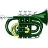 Classic Cantabile Brass TT-400 Tromba tascabile pocket Brass Sib ottone verde