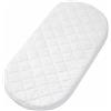 Bluemoon Bedding Mosè Materasso Bluemoon Bedding 74 x 30 x 4 cm, Microfibra, Ovale, Morbido, Bianco, Baby