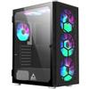 MONTECH Case Montech X3 Glass Midi-Tower RGB Vetro Temperato Nero
