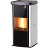 Girolami Stufa policombustibile Girolami Soft 26 bianca 24 kW idro + kit acs 7015