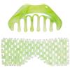 FDGGT 1 Maschera Per Gli Occhi In Giada E 1 Pettine Raschiante, Maschera Per Gli Occhi Riutilizzabile, Maschera Per Gli Occhi Creativa, Massaggiatore Per Gli Occhi, Maschera Per Gli Occhi Per Il Sonno