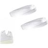 Azlanway Cuscinetto per talloniera 2 pezzi, cuscinetto per talloniera in silicone trasparente, altezza soletta 1 cm, soletta tallone uomo e donna