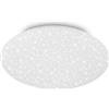 BRILONER - Lampada da soffitto a LED con cielo stellato, luce bianca neutra, lampada a LED, lampada da soffitto, lampada da soggiorno, lampada da cucina, illuminazione da soffitto, 38 x 7 cm, bianco