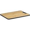 alpina Tagliere double face in bambù e plastica, tagliere 38 x 28 cm, piatto da portata e tagliere in legno da cucina, tagliere da formaggio e tagliere da portata moderno e igienico