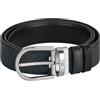 MONTBLANC | PELLETTERIA CINTURA REVERSIBILE, NERO E BLU 198572