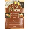 Afie Biglietto Felice Anno Nuovo con Busta per Presentare i Vostri Auguri Menu Stellato in Oro Dorato Scintillante Capodanno Auguri Bolle di Felicità Amore Salute Riuscito Flutes Frizzante 61-4010-2 BA