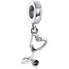 Rimgoris Charm en argent 925 pour femmes bracelets collier Arbre de Noël vert Lapin de Pâques & oeuf Amitié Ma belle femme Journée des enseignants Cadeau de vacances Pomme Noël Bonhomme de neige