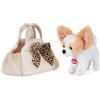 Trudi Cane Animalier Fashion Bag | Animali peluche idea regalo | 17x20x11 cm taglia XS | Fashion pets | modello 56080