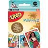 Mattel Games UNO - Gioco di carte Disney Moana 2, per bambini, adulti e famiglia, con mazzo e regole speciali, ispirato al film