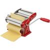 Girmi IM92 Macchina per la pasta, Corpo INOX, 7 Livelli di Spessore, 3 Formati Pasta, Rulli in Alluminio, Rosso