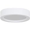 Eglo LED lampada da soffitto Idun-E, illuminazione rotonda per corridoio, plafoniera per camera, plastica bianca, luce calda, Ø 16 cm