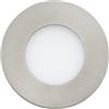 EGLO connect Set da tre lampade da incasso led Fueva-c, Smart Home, metallo colato, plastica, nickel opaco, diametro 8,5 cm, dimmeraabile, tonalità di bianco e colori regolabili