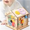 Montessori Busy Board Wooden House Toy 14 in 1 Educazione precoce per
